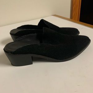 Suede Mules